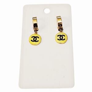Repurposed Designer Charms Converted into Lever Back Earrings